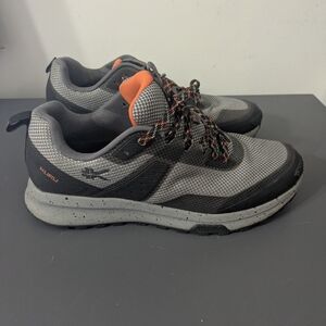 Kuru Atom Trail Mens Shoes Sz 11.5 Running Lead Gray Orange Spice Mesh Sneakers